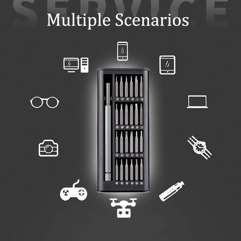 Precision Screwdriver Kit 25 In 1 Screwdriver Magnetic Bits Screwdriver Set For Mobile Phone