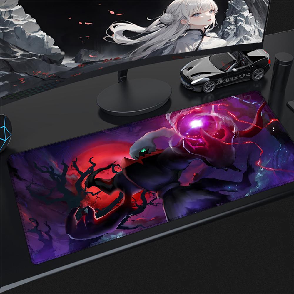 Keyboard Pad Gamer Kawaii P Darkrai Mouse Pad Large Desk Mat Table Carpet Computer Gaming Accessories Cabinet Mousepad