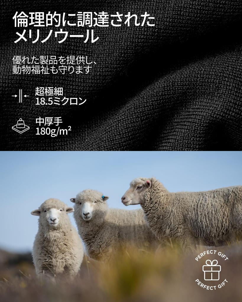 DANISH ENDURANCE Merino Wool Thermal XL Tights, Women's, Black,