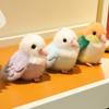 Cute Simulated Parrot Plush Pendant For Children And Girls, Bird Snapping Ring Bag Pendant Doll Interactive Props