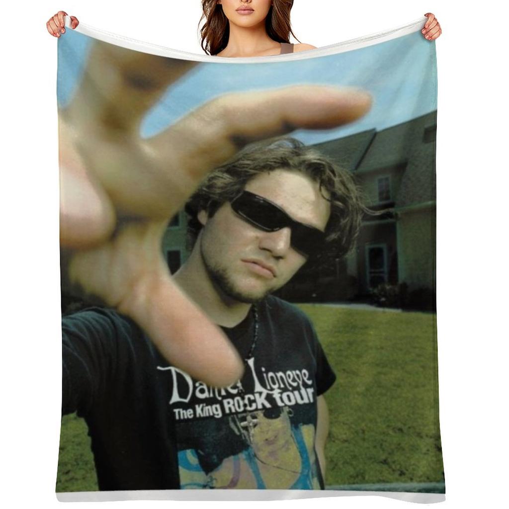 Bam Margera Throw Blanket heavy to sleep Soft Plush Plaid Retros Heavy Blankets