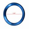 Blue  Emblem Ring Cover For BMW 1 3 4 5 7 Series X1 X1 E84 F48 X3 X5 X6