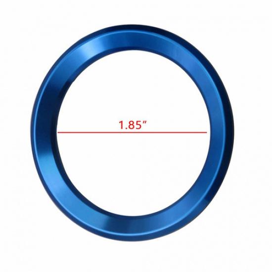 Blue  Emblem Ring Cover For BMW 1 3 4 5 7 Series X1 X1 E84 F48 X3 X5 X6