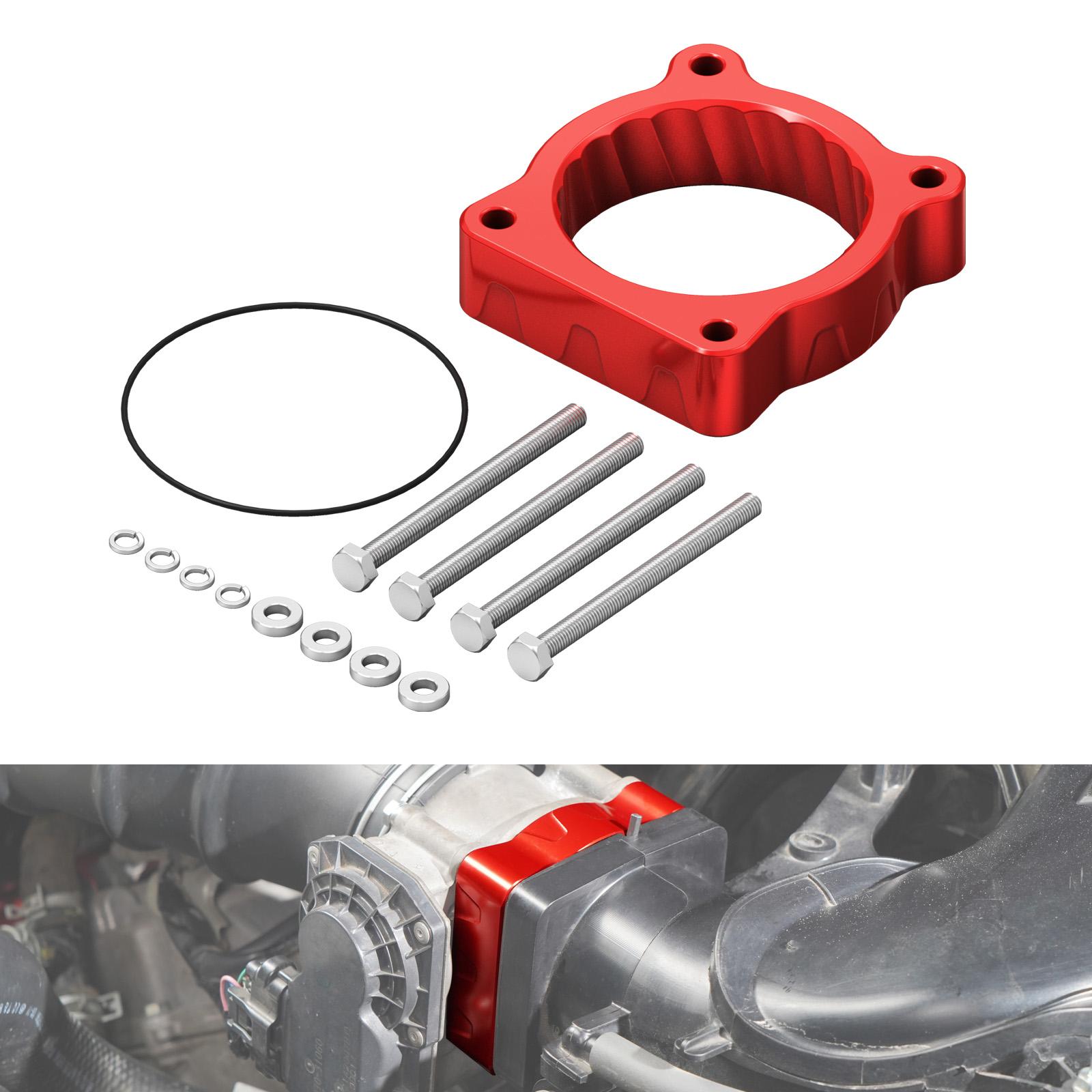 

BEVINSEE Throttle Body Spacer Kit for Toyota 4Runner/Tundra/FJ Cruiser, Replace for 22030-31060 червоний