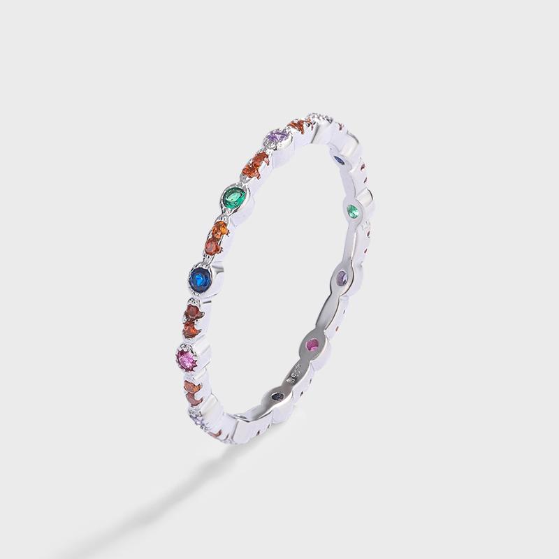 

Высококачественные ювелирные изделия из стерлингового серебра AAAA Циркон S925 Серебряное кольцо для женщин Элегантные ювелирные изделия из стерлингового серебра Повседневные ювелирные изделия из стерлингового серебра Подарок 6 серебряный