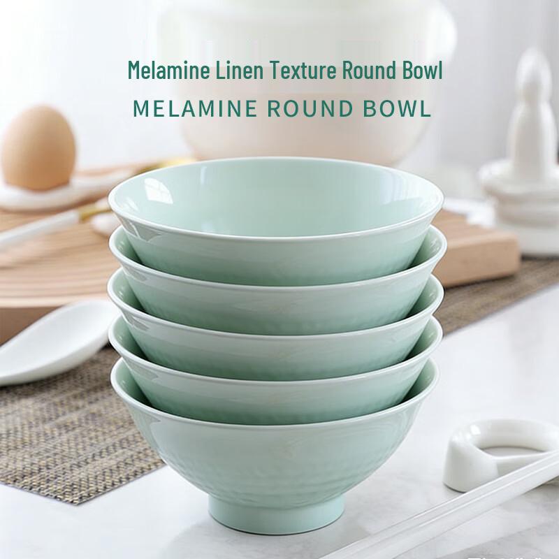 Shi Yong 8-inch Melamine Round Noodle Bowl (5-pack)