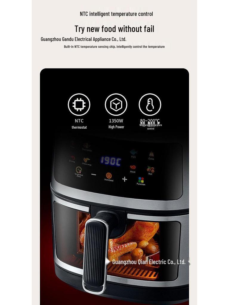 110V Air Fryer: European, British, and American Standards - Multifunctional Electric Fryer for Baking & Fries