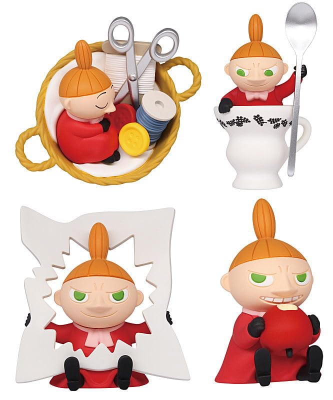 MOOMIN Little My Collection of 4 Types Gacha Capsule Toy (Resale) [Set (Complete)]