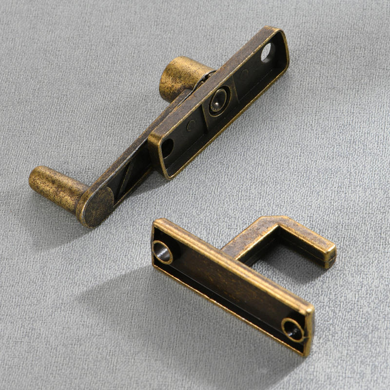 Door Latch, Aluminum Alloy Anti-Theft Security Bolt Latch Cabinet Hardware Durable Door Lock Buckle
