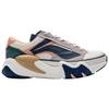 Li Ning Wave Slip Resistant Abrasion Resistant Low top Casual Shoes Women's White Blue Pink AGCP378-3