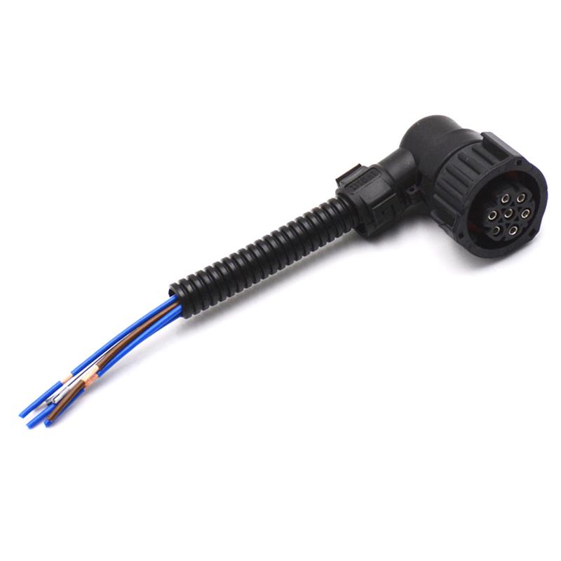 Pin Priză Auto Camion Pentru Conector Lumină Spată Sârmă Priză J6 cu 7 găuri