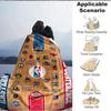 1pc Basketball Teams Flannel Blanket, Soft Skin Friendly with Digital Printing, Various Sizes Available for Family, Friends, Birthday