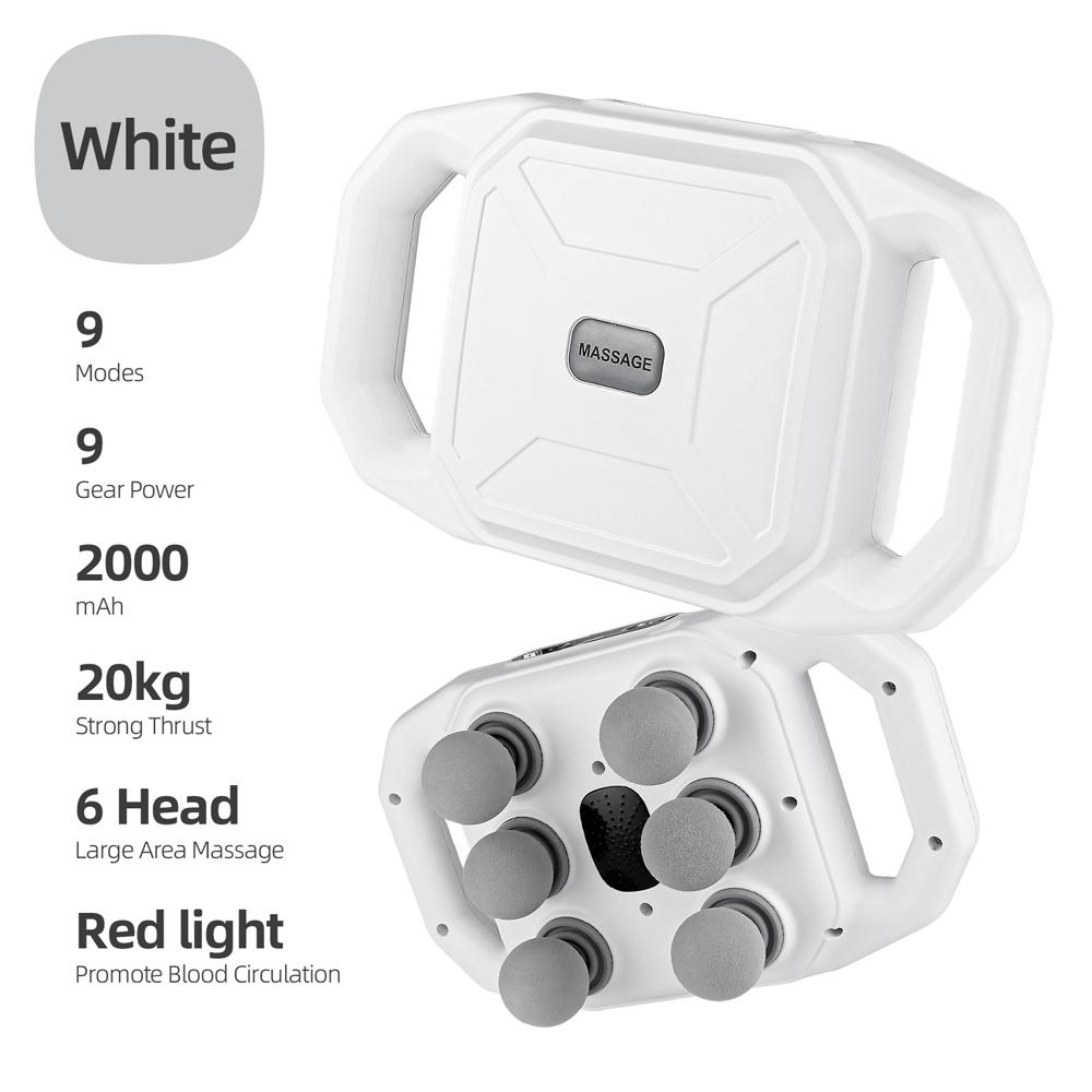 

Fascia Gun 42-heads Deep High Frequency Vibration 42mm Wireless Waist and Back Massager Body Relaxation Shoulder Calf Massager