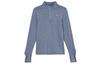 Dri Fit T Shirts Women's Blue Stand Collar Moderate Straight Fit FB4317-493