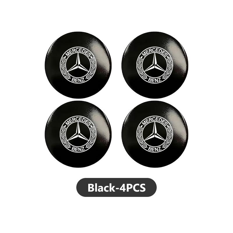 Car Wheel Center Hub Caps Alloy Wheel Center Cap Label Stickers Accessories For Benz AMG VIANO GLB GLC W108 W124 W126 W169 W176