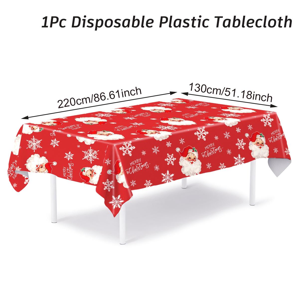 

Рождественская скатерть С Рождеством Украшения для дома 2025 Рождественские украшения Декор Navidad Natal Kerst Счастливого Нового года Подарок 2025