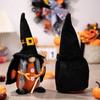 Funny Pointed Hat Witch Doll Realistic Halloween Faceless Doll Ornament  Bar Home Decor