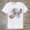 One Piece Luffy Aesop Youth Tshirt Summer ShortSleeved Anime Merchandise for Boys And Girls