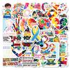 50 Waterproof Decorative Stickers Of Various Autism Cure Series