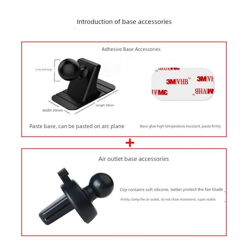 Car Car Phone Holder Dashboard Paste Air Outlet Female Cute Cartoon Car Navigation Fixed Support Frame