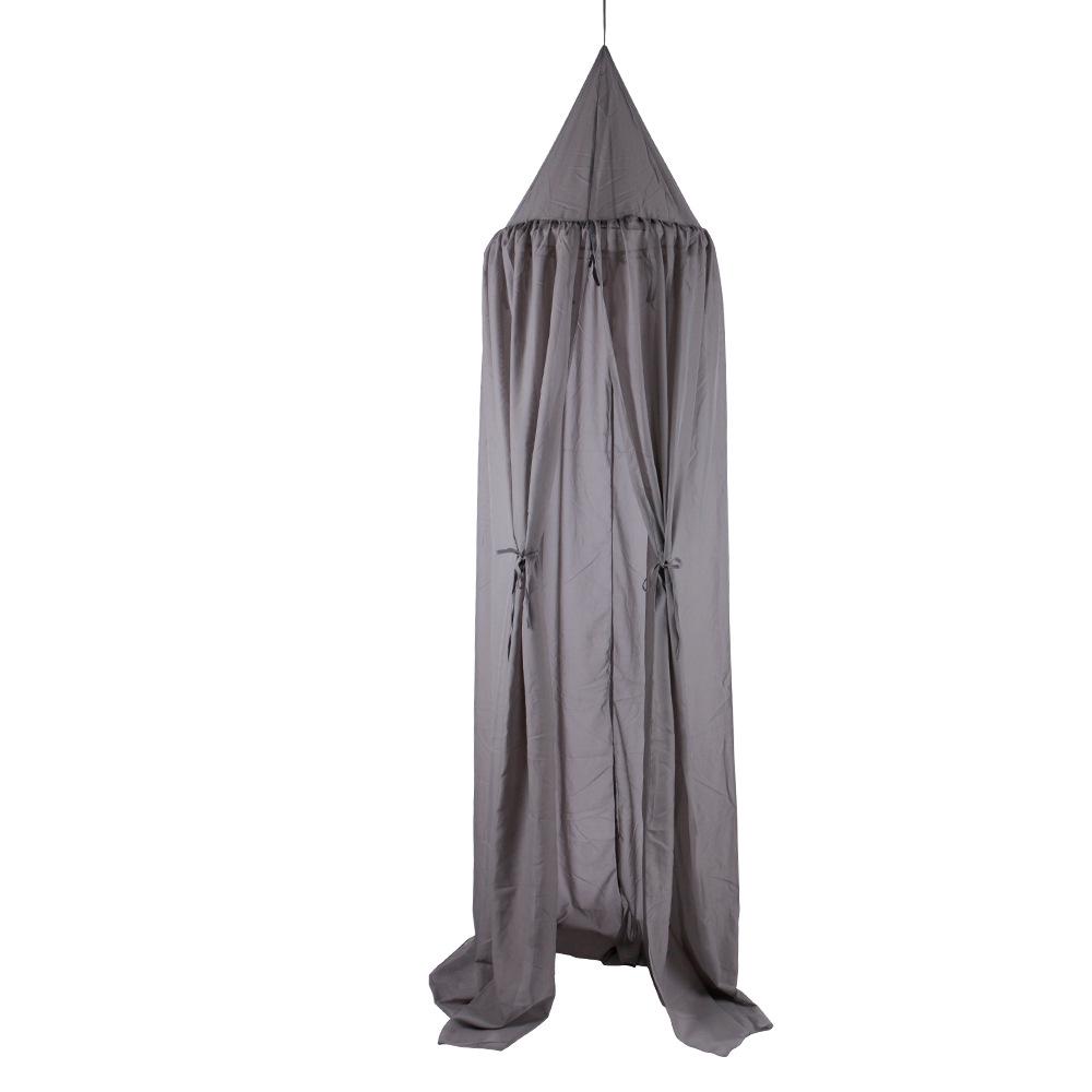 New Children's Solid Color Dreamy Hanging Mosquito Net Tent Summer Baby Chiffon Lightweight Breathable Bed Curtain