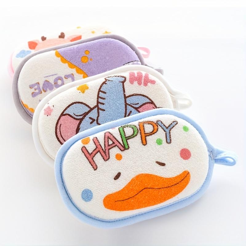 Bath Sponge, Cartoon Animal Style Sponge for Bathing, Bath Sponge Ultra Soft & Absorbent Natural and Safe Great for Sensitive Light Beige, for &