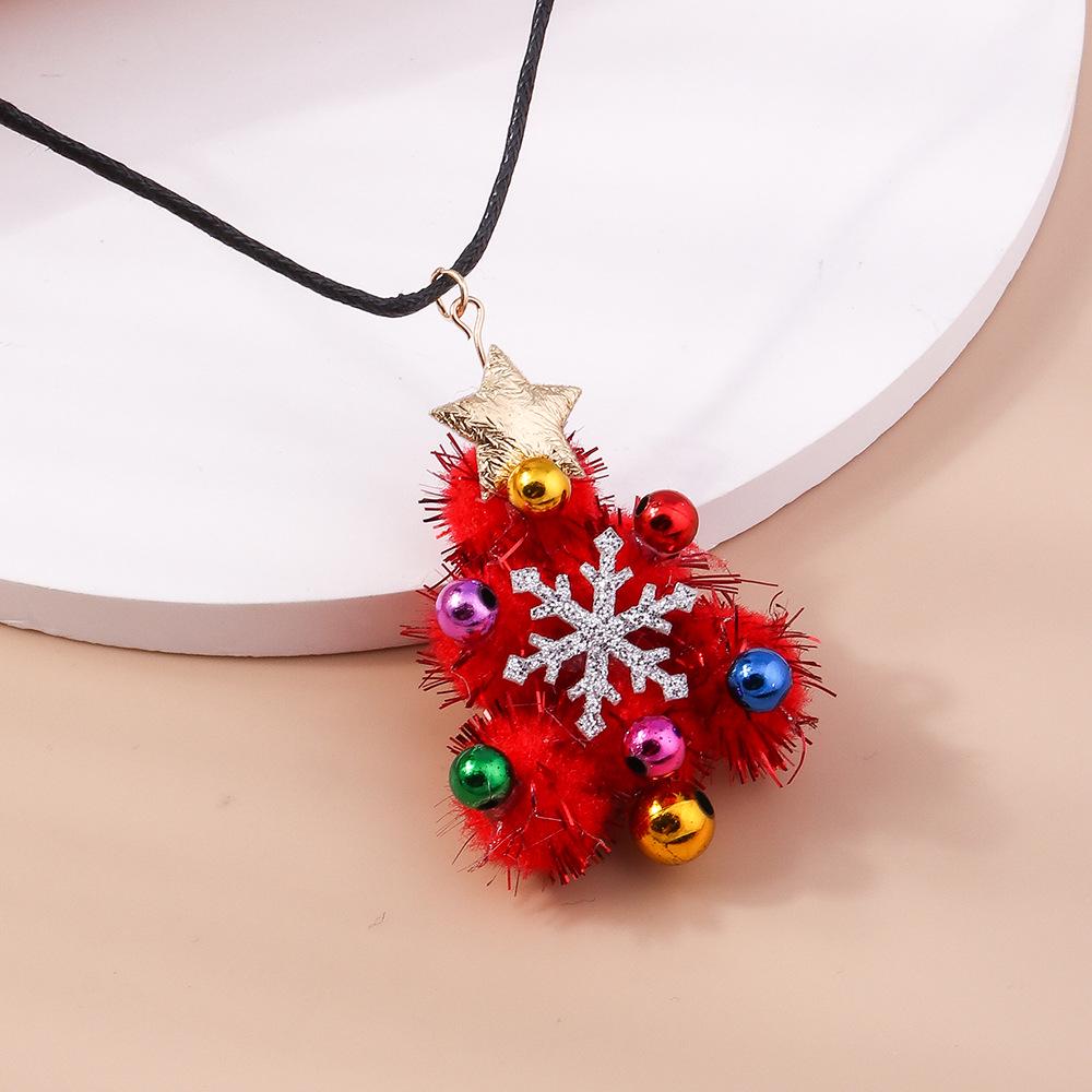 2024 Colorful Christmas Tree Felt Earrings - European & American Design