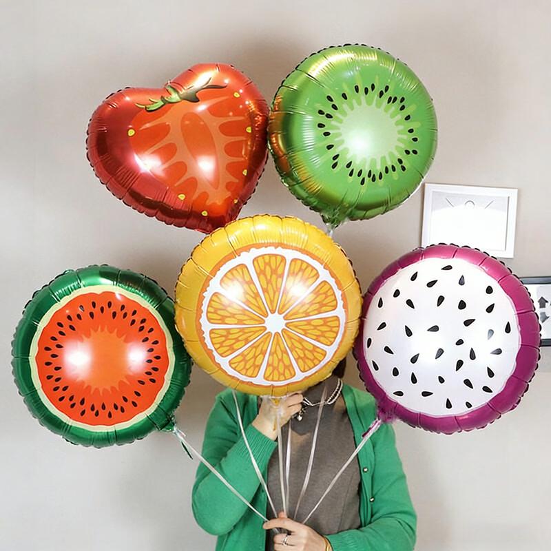 Fruit Shaped Balloons 5-Pack