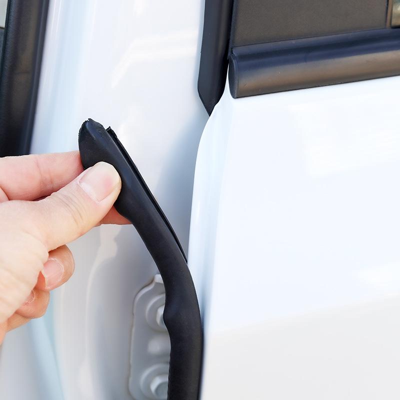 Universal Car Door Soundproof & Seal Strip - Waterproof, Dustproof, Noise-Reducing Rubber Strip for B-Pillar.