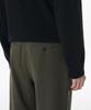 Musinsa Standard Real Wide Hidden Banding Slacks [Dusty Khaki]