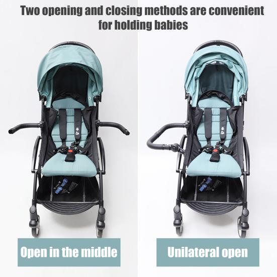 Kinderwagen-Stoßstange Kunstleder Verstellbarer Winkel Kinderwagen-Griff Anti-Fall-Sicherheits-Handlauf