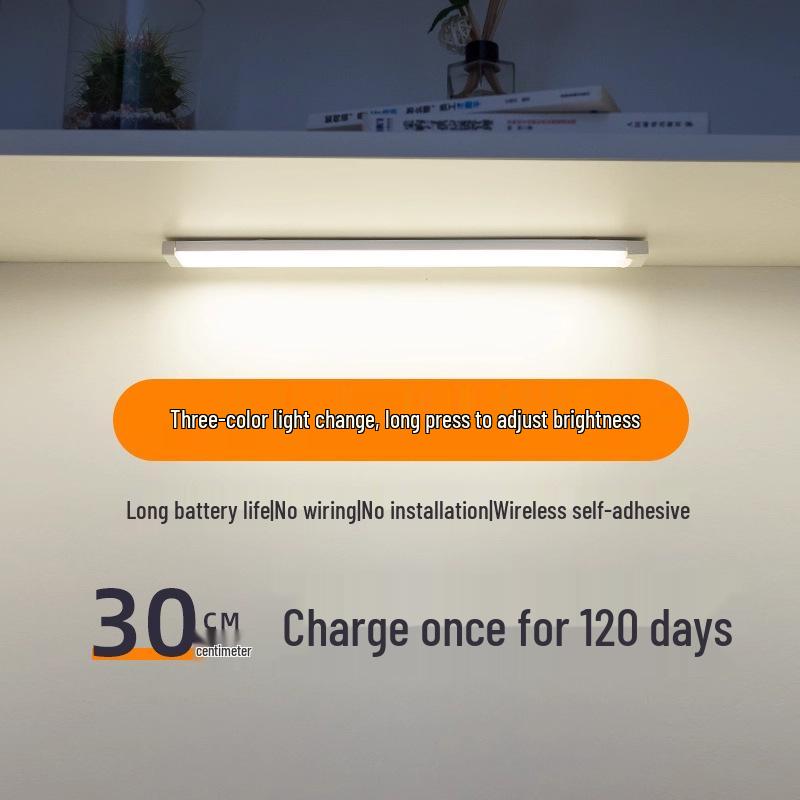 Rechargeable LED Wireless Magnetic Night Light for Kitchen, Wardrobe, or Bedroom