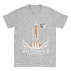 Artemis II Unisexned Moon Mission Space Logo T Shirt Hip Hop T Shirts  Cotton Plus Size XL Clothes Short Sleeves Casual Tops