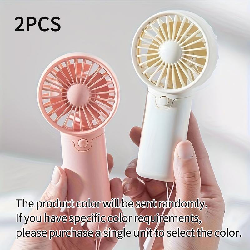 Mini Portable Handheld Fan Handy Pocket Size Low Noise Electric Fan Student Outdoor Gift