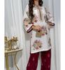 Indian Designer Embroidered Kurta Pant Dupatta Set Women Bollywood Party Wear Salwar Suit