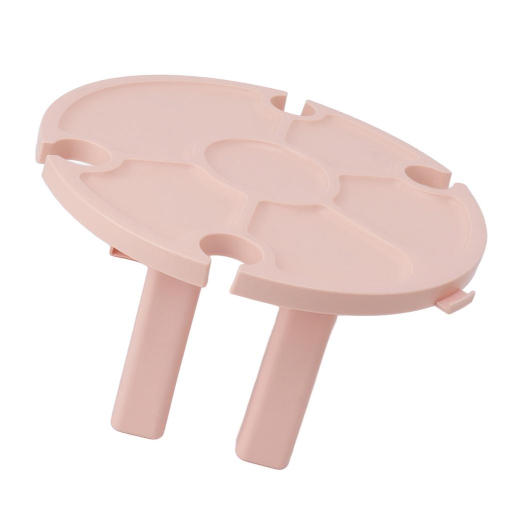 Tragbarer Picknicktisch Weinglashalter Outdoor Klapptisch Praktischer Kunststoff Klapptisch für