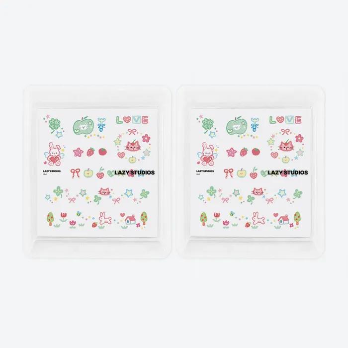 LINA 01 (2 Sheets) - Tattoo Sticker/Temporary Tattoo