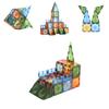 Colorful Faceted Magnetic Window Blocks Educational Kids Diy Building Toy Set