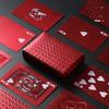 PVC Waterproof Anti Folding Thick Red Playing Cards Board Games for Family Outdoor Picnic Kill Time Entertainment Toys