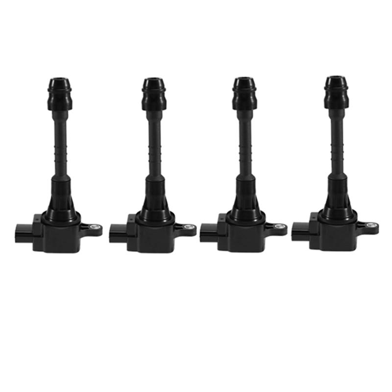 Ignition Coil Set Of 4 22448-6N015 22448-6N011 For Nissan Sentra 1.8 Almera N16 1.5 1.8 Primera P10 P11
