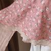 New Double-layer Pure Cotton Large Triangle Scarf Women's Japanese Literary and Flower Air-conditioned Room Shawl Small Floral