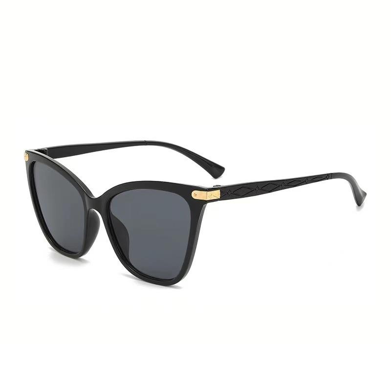 

New Trendy Retro Cat Eye Sunglasses With Slimming And Large Frame Uv Resistant Driving Sunglasses 8825