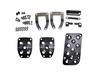 Beatrush Pedal Set for GR 86 86 BRZ and BRZ Manual Transmission Only (ZN8), (ZN6), (ZD8), (ZC6), [S46400PS-A#] (Black)