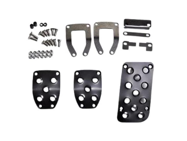 Beatrush Pedal Set for GR 86 86 BRZ and BRZ Manual Transmission Only (ZN8), (ZN6), (ZD8), (ZC6), [S46400PS-A#] (Black)