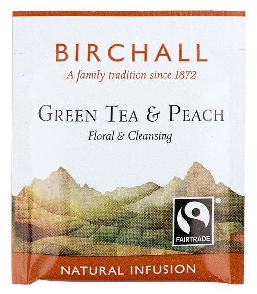 Teebeutel Grüner Tee & Pfirsich - 25 Birchall