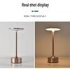 USB Rechargeable All-Aluminum Flying Saucer Table Lamp – Luxury Atmosphere Night Light