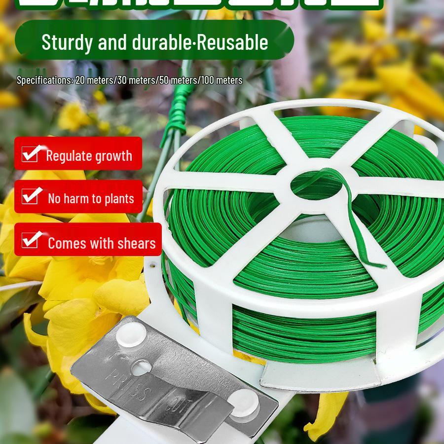 Пластиковая проволочная стяжка для поддержки растений 1002594600