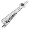 Mila Schon Blue Crystal Glass Tie ClipTie Bar MST5412