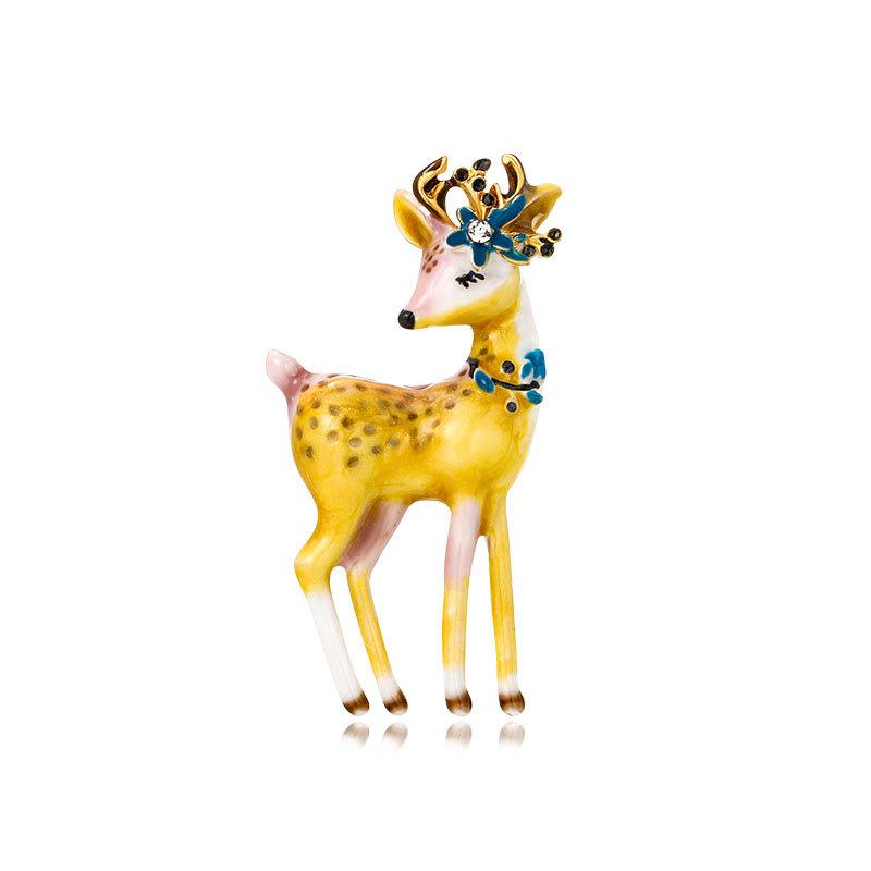 Luxury Exquisite Christmas Brooches Pin Snowman Santa Claus Boot Garland  Jewelry Gift  Decoration