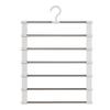2/3Pcs Trouser Hangers with Rotatable Hooks Space-saving Foldable Design Multipurpose Skirts Scarves Storage